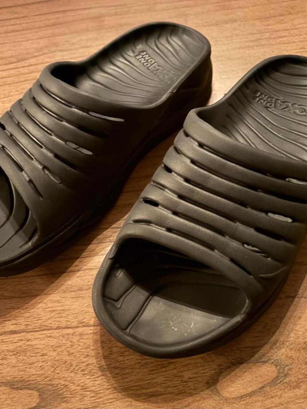 Hoka Ora Recovery Slide Black Sandal W-10, M-9